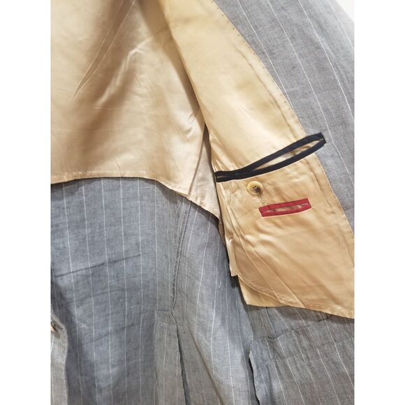 Brunello Cucinelli Gray Blazer. Size 56 100% Linen. Display Model. - Picture 3 of 7
